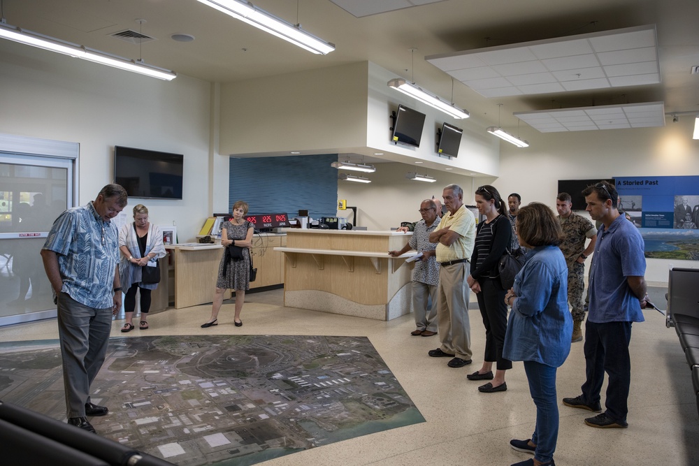 The Kailua Neighborhood Board Sub-committee on Safety, Hawaii Helicopter Association tour MCBH and MCAS Kaneohe Bay