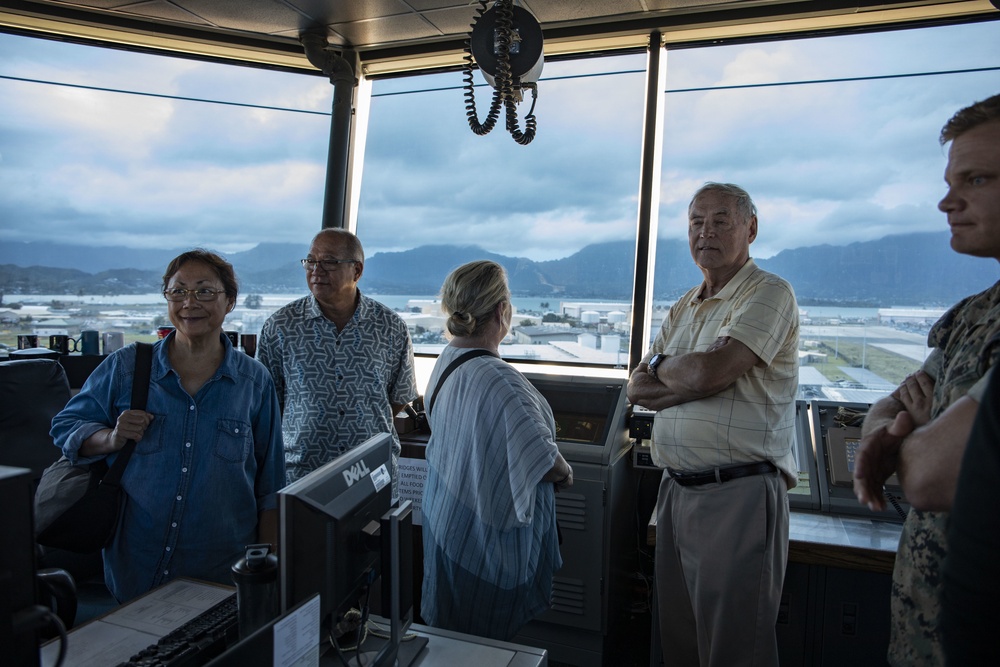 The Kailua Neighborhood Board Sub-committee on Safety, Hawaii Helicopter Association tour MCBH and MCAS Kaneohe Bay