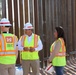 Rep. Adam Smith and Rep. Veronica Escobar visit with U.S. Army Corps of Engineers at project site in Columbus, N.M.