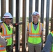 Rep. Adam Smith and Rep. Veronica Escobar visit El Paso barrier project site in Columbus, N.M.