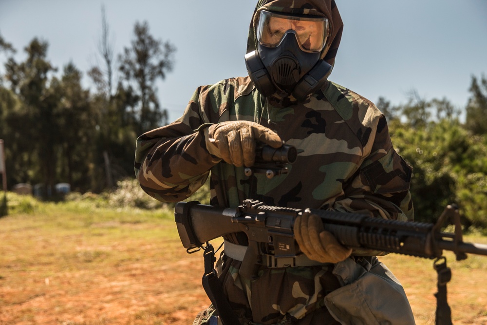 MOPP it Up / TRT and CBRN Conduct a Live-Fire Range with MOPP Gear