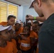 USNS Comfort Sailors assist a School in the Dominican Republic