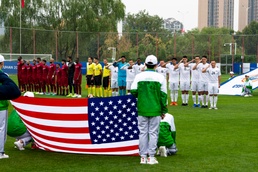 CISM Kicks Off with U.S. Men’s Soccer Match in China
