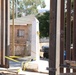 Southern border monument at U.S. Army Corps of Engineers Task Force Barrier project site San Diego 11 near Tecate, Calif.