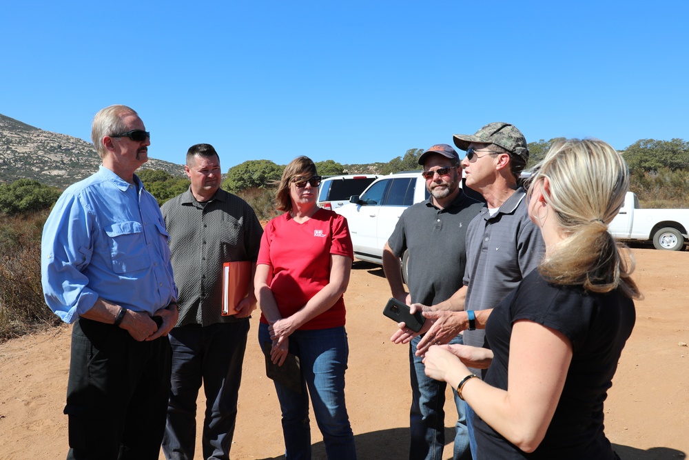 BLM Acting Director tours USACE project site San Diego 11 near Tecate, Calif.