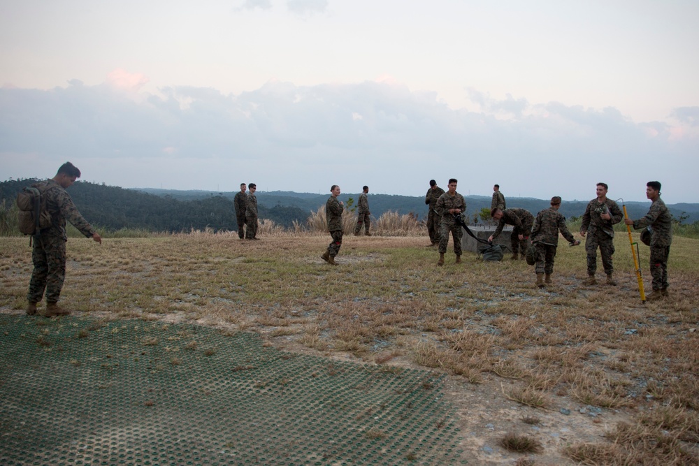 CLB-31 Marines conduct helicopter support team training