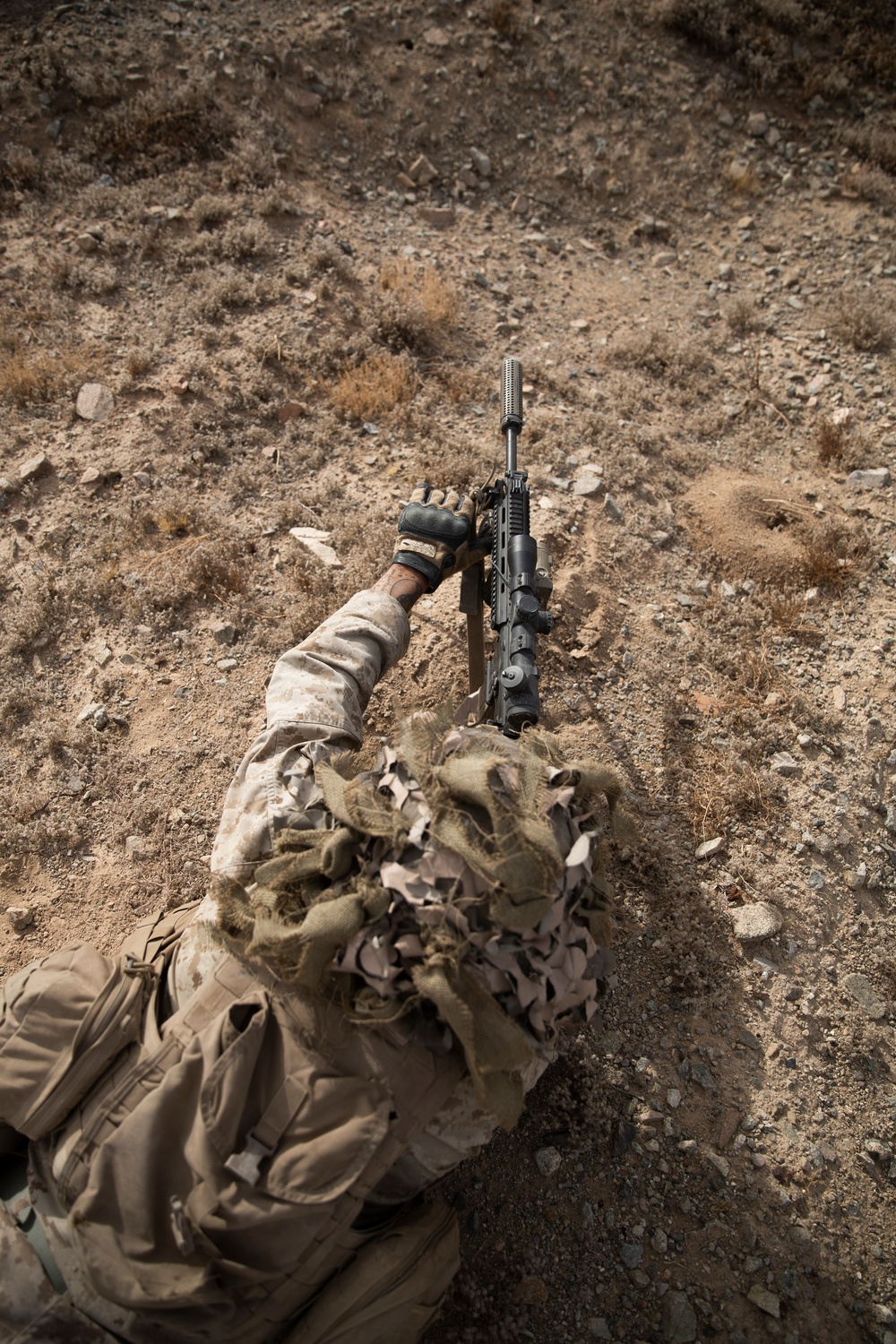 Marines of 1/6 dismount AAV's for the Mechanized Assault Course: ITX 1-20