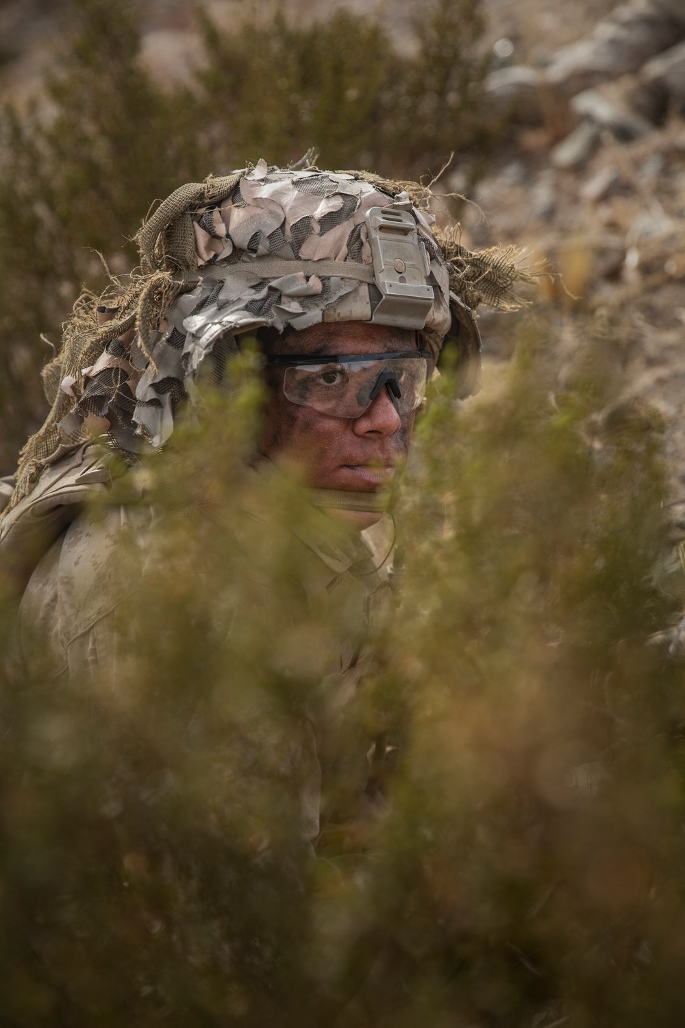 Marines of 1/6 dismount AAV's for the Mechanized Assault Course: ITX 1-20