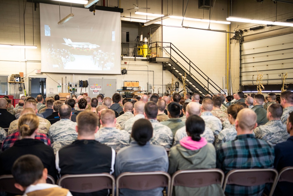 VTANG F-35 Arrival Ceremony