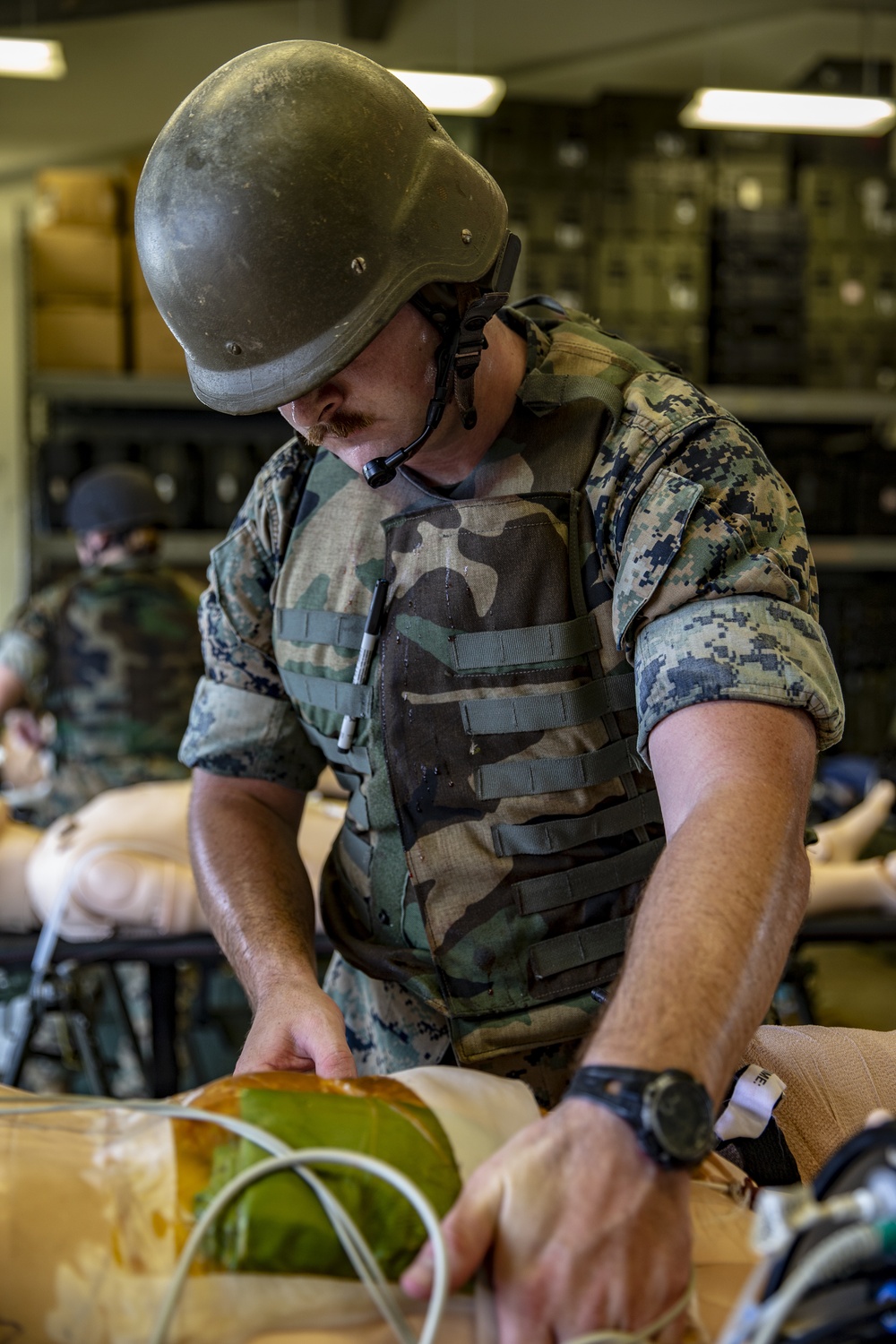 On the move! | Nurses and Corpsmen with 3rd Medical Battalion participate in the Joint Enroute Care Course