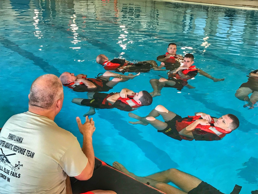 28th ECAB trains for water survival