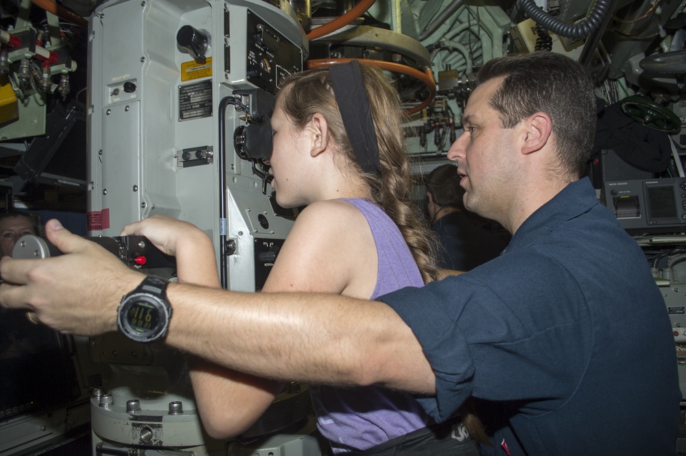USS Key West Holds Family Day Cruise