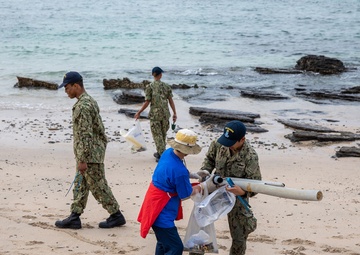 Pioneer Sailors lend a hand in Kumamoto