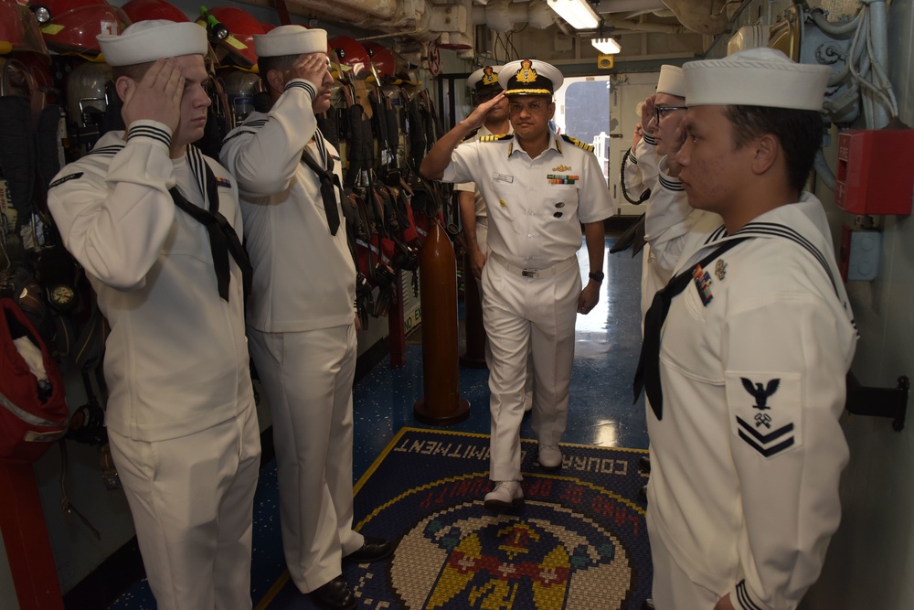 USS Emory S. Land Arrives in India