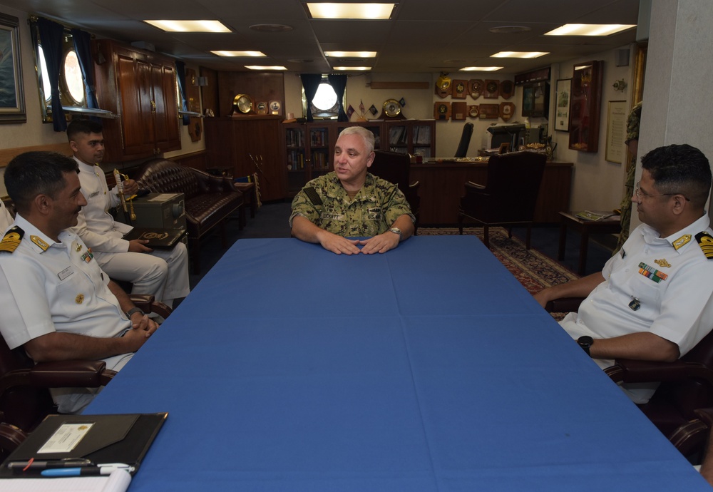 USS Emory S. Land Arrives in India