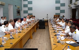 USS Emory S. Land Arrives in India for Subject Matter Expert Exchange