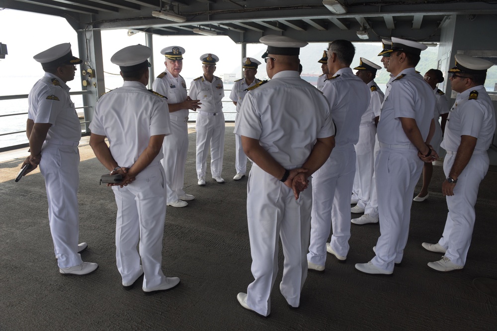 USS Emory S. Land Arrives in India for Subject Matter Expert Exchange