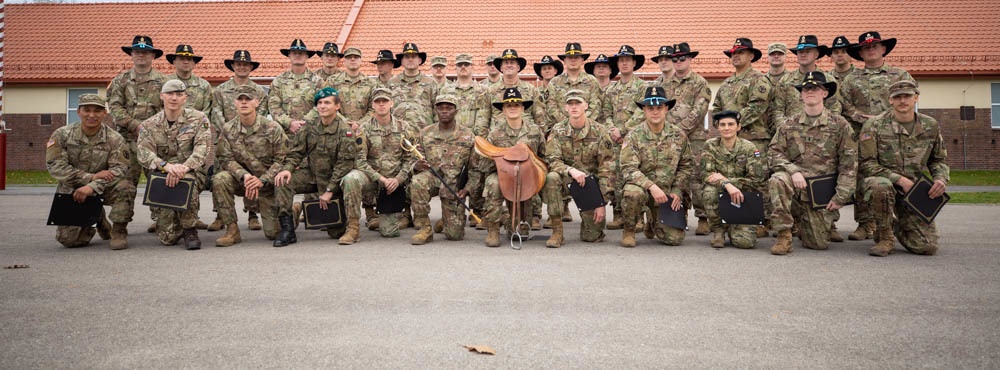 Multinational troops participate in Spur Ride in Poland