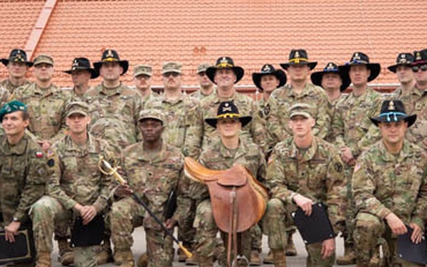 Multinational troops participate in Spur Ride in Poland