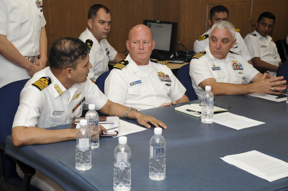 USS Emory S. Land Arrives in India for Subject Matter Expert Exchange