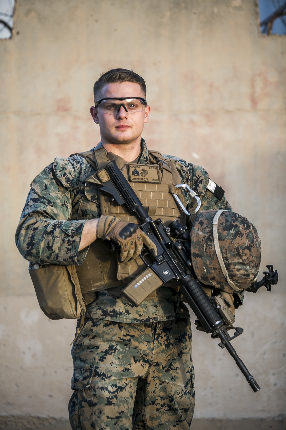 Marine Receives Combat Meritorious Promotion in Helmand Province