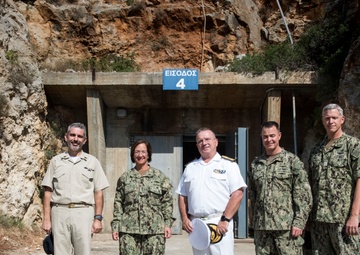 Commander, U.S. 6th Fleet visits to Support Activity (NSA) Souda Bay