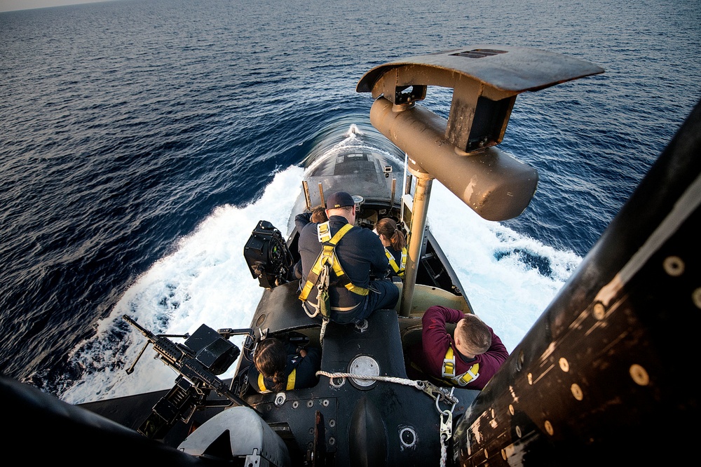 The Ohio-class guided-missile submarine USS Florida (SSGN 728)