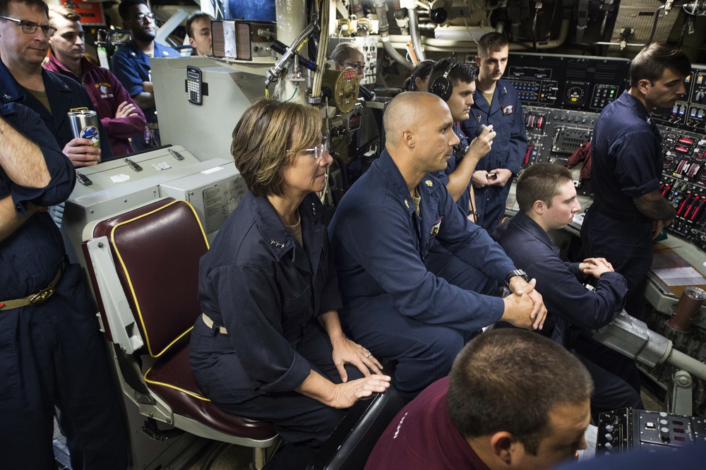 The Ohio-class guided-missile submarine USS Florida (SSGN 728)