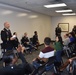 Army officer panel takes questions from pre-med students