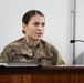 Sgt. Brittany C. Rockwell defends herself at mock trial