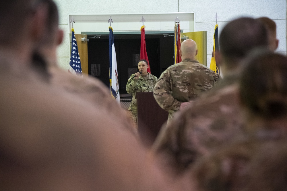 Patching ceremony unites WVARNG military police units under 111th Brigade