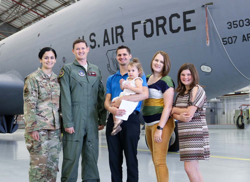 507th Maintenance Squadron and 507th Aircraft Maintenance Squadron change of command