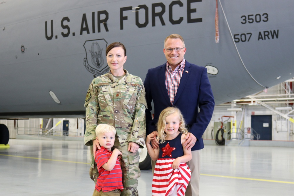 507th Maintenance Squadron and 507th Aircraft Maintenance Squadron change of command