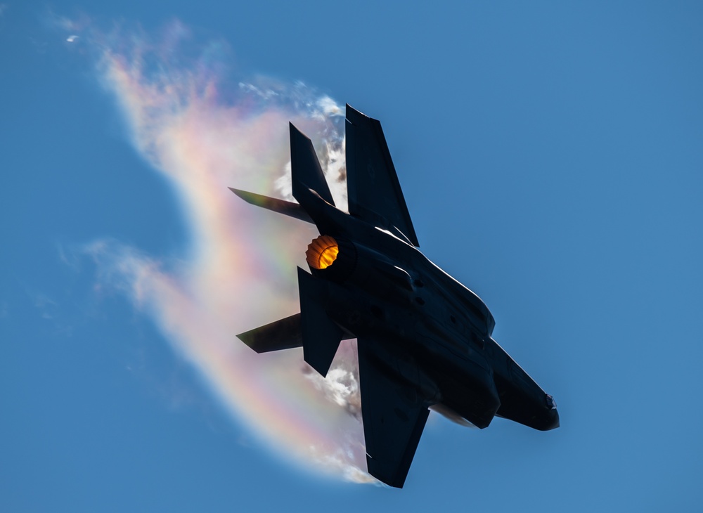 F-35 Demo Team performs at Wings Over Houston Airshow