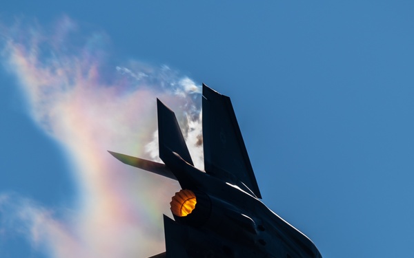 F-35 Demo Team performs at Wings Over Houston Airshow