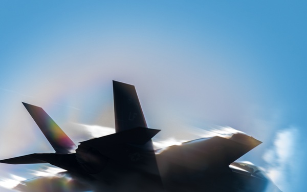 F-35 Demo Team performs at Wings Over Houston Airshow