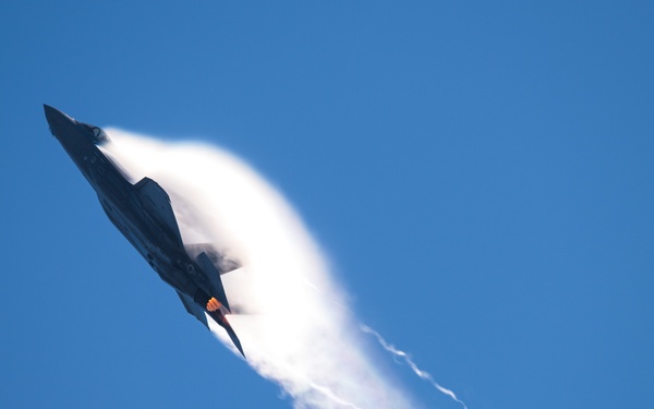 F-35 Demo Team performs at Wings Over Houston Airshow