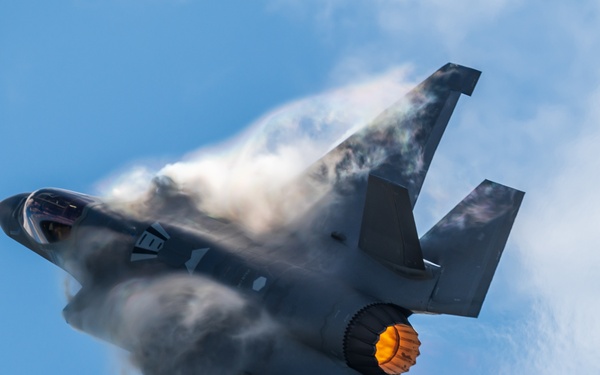 F-35 Demo Team performs at Wings Over Houston Airshow