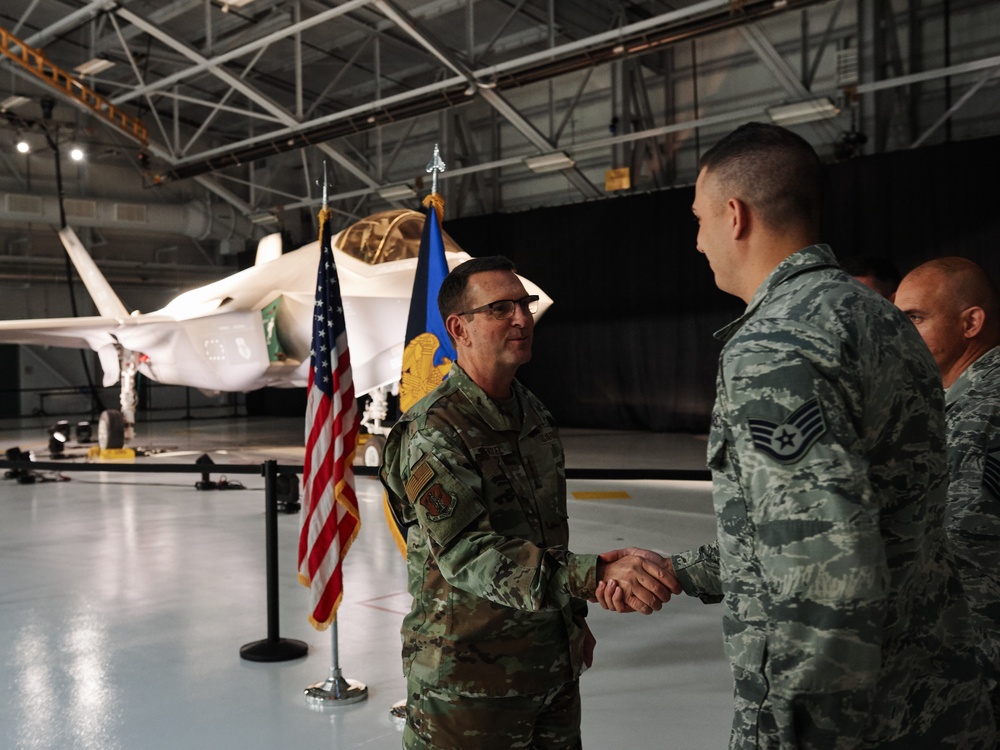Chief of National Guard Bureau Visits 158th FW Airmen