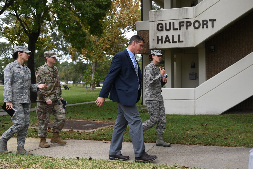 Pentagon officials tour Keesler