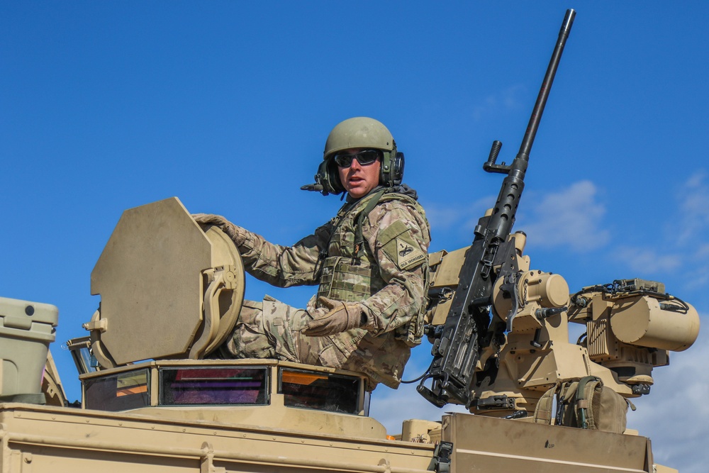 Combat team tests tanks for the first time following armor conversion