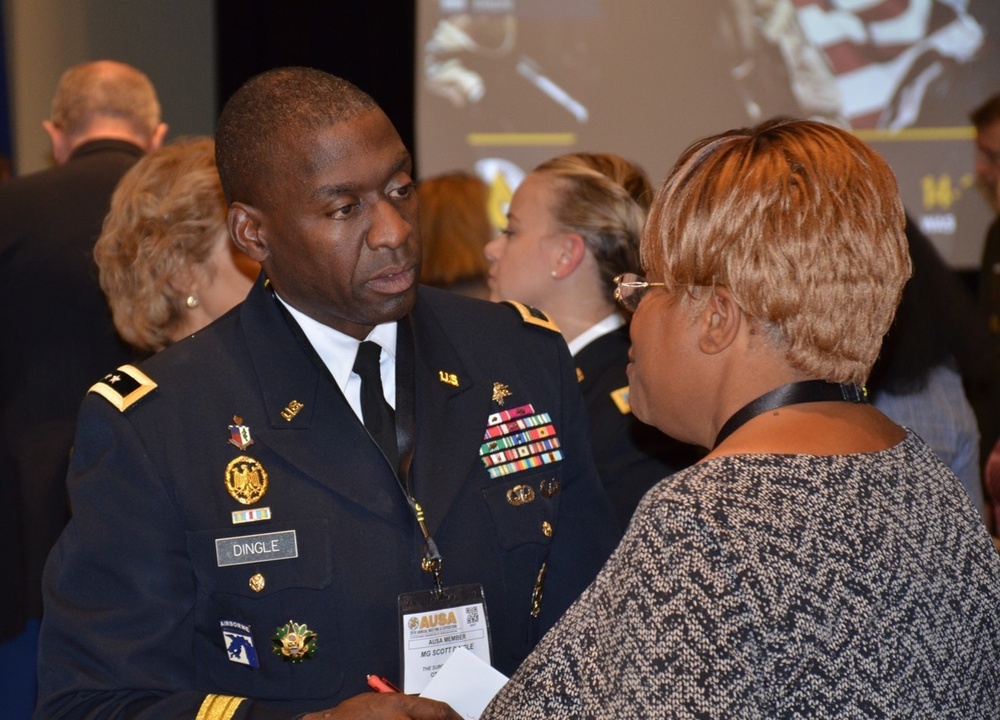Lt. Gen. R. Scott Dingle Listens to Concerns at Senior Leader Family Forum