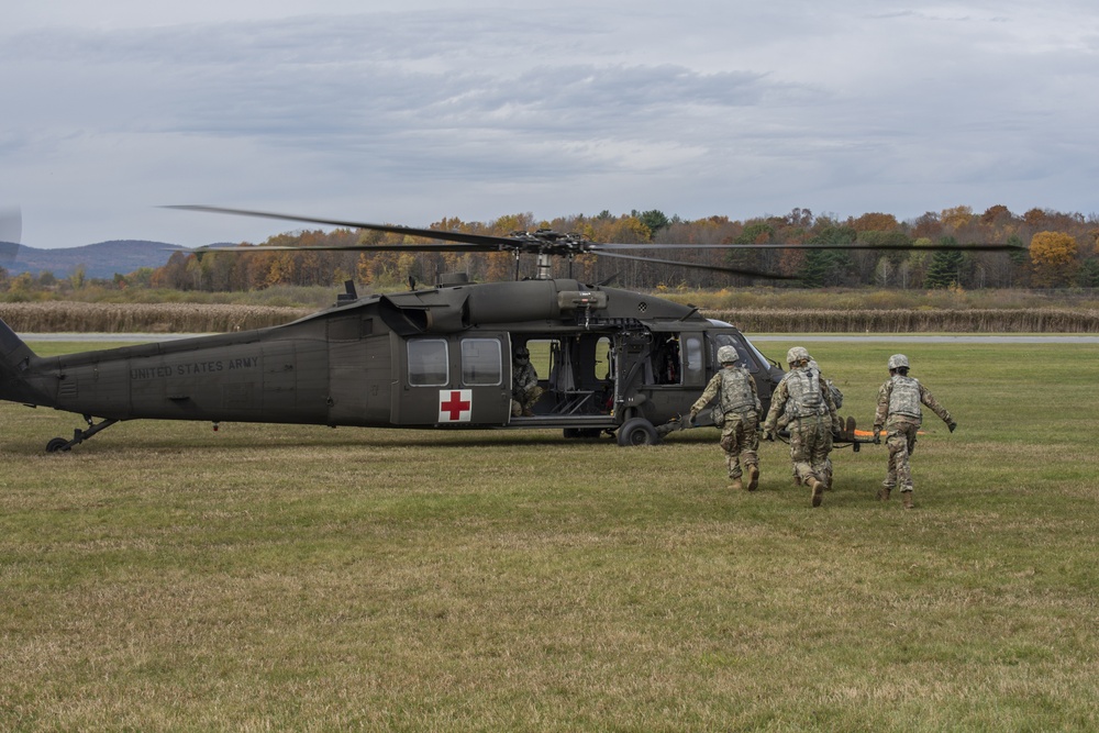 Medics Train for Lifesaving Skills with Army Guard Medevac Aircrews