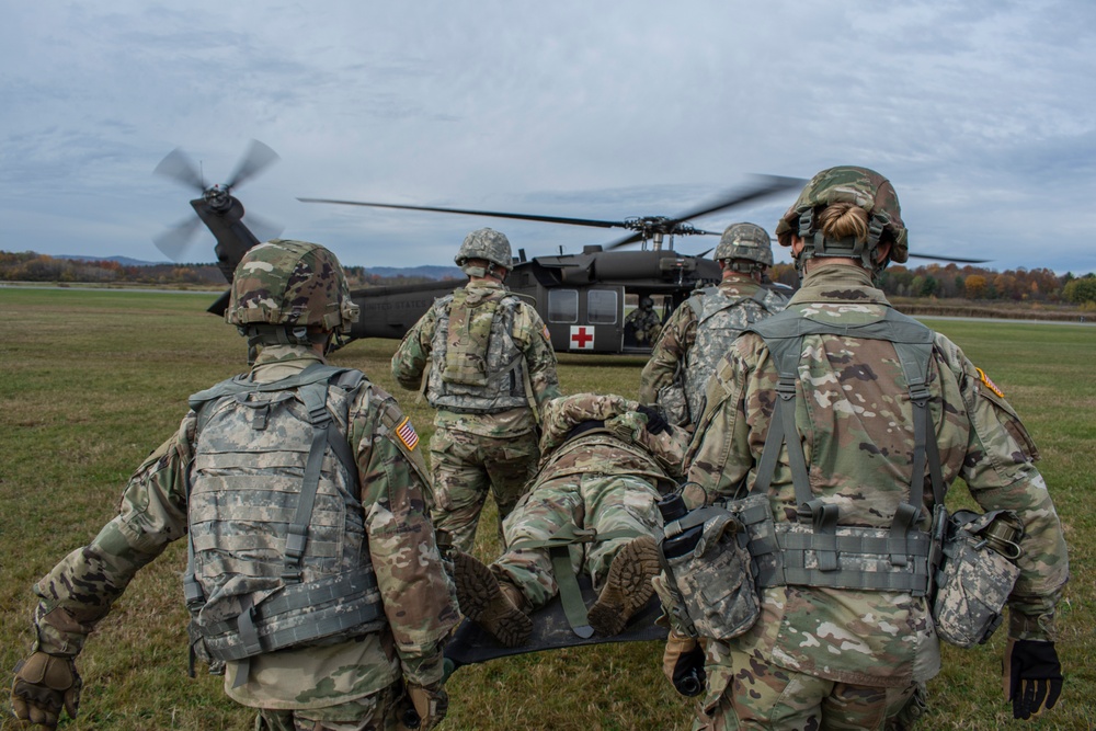 Medics Train for Lifesaving Skills with Army Guard Medevac Aircrews