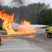 178 CES firefighters practice putting out airplane fires