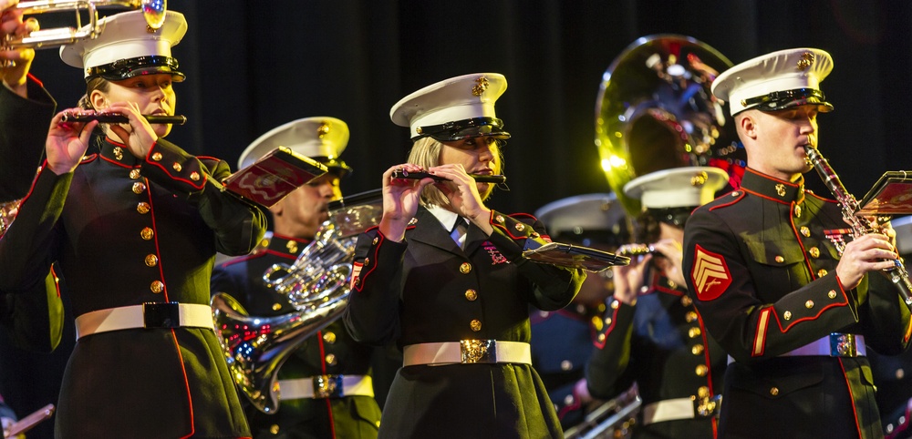 The Quantico Marine Corps Band School Visit