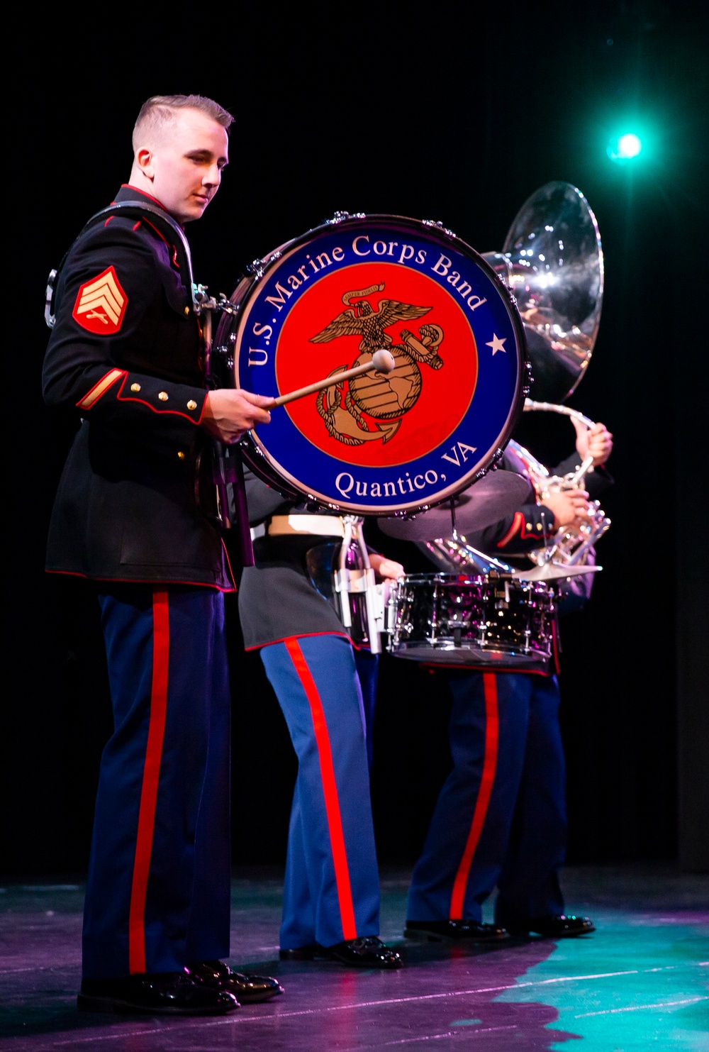 The Quantico Marine Corps Band School Visit