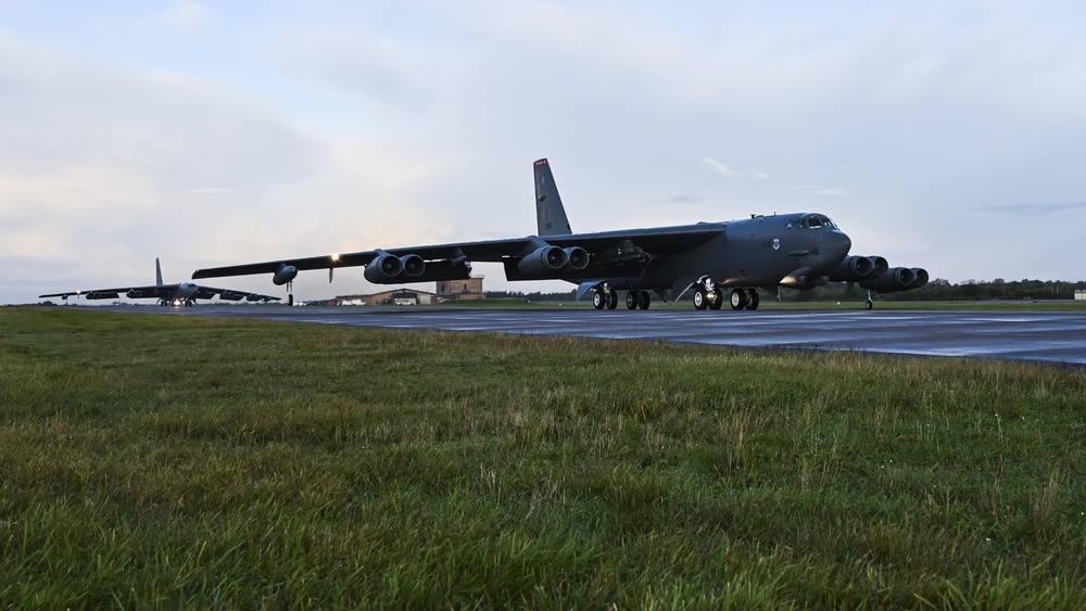 Barksdale B-52s support continuous bomber presence in Europe