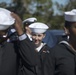 II MEF HQ Group Navy Dress Blue uniform inspection.