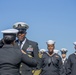 II MEF HQ Group Navy Dress Blue uniform inspection.